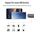 Pikkukuva 5 / 5: RYRA USB 2.0 Hub 4 in 1 Nopea Laajennus Telakka Type C Jakaja Monitoiminen