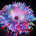 Miniatyrbillede 2 af 5: Gule lyskæder 10M 100 LED koldt hvidt julelys indendørs