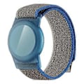 Pikkukuva 2 / 5: Nylonpunottu ranneke TPU-kotelolla ja näytönsuojalla Apple AirTag Tracker -rannekkeelle Loop Fastener/Grey