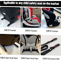 Miniatyrbilde 2 av 5: Universell ISOFIX-adapter Universell bilbarnestolforankring Ankerkobling F