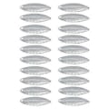 Pikkukuva 3 / 5: Uistelu Lusikat Spinner - Spinner Uistelu Lusikat Vieheiden Valmistukseen Kalastustarvikkeet DIY Kalastustarvikkeet 20KPL (HopeaA) Silver A