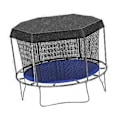 Miniatyrbild 4 av 5: Trampolinskydd, Pålitligt, Utomhussporttillbehör för Lek på Rund Trampolin (12 fot för 8 stänger) For 8 Rods 12 Feet