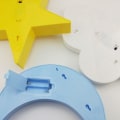 Miniatyrbillede 4 af 5: Dekorative LED-natlamper Halvmåne Sky og Stjerne Natlamper Marquee Bogstaver til Børneværelse Dekorationer Børnegaver (Måne og Stjerne Sky)