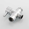 Miniatyrbillede 5 af 5: G1/2\" Solid Messing Universal Tee Fitting til Håndbruser Assem