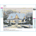 Pikkukuva 3 / 5: Timanttimaalaussetti 5D DIY, 16x12 tuumaa, Iglu