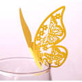Miniatyrbillede 3 af 3: 100 stk. Laser Cut Butterfly Navnekort, Bordnummer til Bryllup