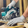 Miniatyrbillede 2 af 5: EN 388 certificerede niveau 5 polyurethan-coatede arbejdshandsker, maskinvaskbare, skære- og stikresistente