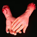 Miniatyrbilde 5 av 5: 1 stk. Skummel avskåret blodig falsk latex livstørrelse arm hånd Halloween Pro