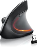 Dual Mode Laddning Vertikal Mus 2.4G Trådlös Bluetooth 5.0 Ver