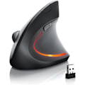 Miniatyrbillede 1 af 5: Dual Mode Oplade Vertikal Mus 2.4G Trådløs Bluetooth 5.0 Ver