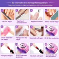 Miniatyrbilde 6 av 7: Lysherdende enhet neglelampe 220W LED UV neglelampe sensor