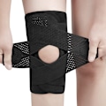 Miniatyrbillede 1 af 5: Knæbandage med sidestabilisatorer, til knæsmerter, meniskskade, ACL