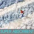 Miniatyrbillede 3 af 5: Antislip Bademåtte, Superabsorberende Blød Bademåtte Maskinvaskbar