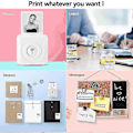 Miniatyrbillede 2 af 4: Bærbar smart fotoprinter til iOS og Android-telefon