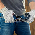 Miniatyrbillede 5 af 5: EN 388 certificerede niveau 5 polyurethan-coatede arbejdshandsker, maskine