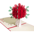 Miniatyrbillede 1 af 5: Valentine's Day-kort, fødselsdagskort til elskere, 3D pop-up-grønt