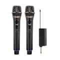 Miniatyrbillede 5 af 5: Trådløs mikrofon Dual Cordless Metal Dynamic Mic System