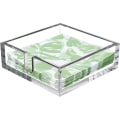 Miniatyrbild 1 av 5: Akryl Cocktail Servett Hållare, Dekorativ Genomskinlig Cocktail Servett Caddy Dryck Servett Hållare, 1-pack