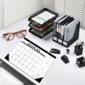 Miniatyrbilde 3 av 5: 2022 Kalender Engelsk Versjon Klassisk Svart Veggkalender 18 Mont