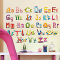 Miniatyrbilde 3 av 5: Engelske alfabet ABC veggklistremerker Baby rom klistremerker Dyr veggklistremerker Baby barnerom Dagligstue Stue veggdekorasjon