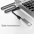 Miniatyrbilde 5 av 5: USB & USB/Type C Hunn til Type C-kontakt Mobiltelefon Hurtiglading Data Synkroniseringsadaptere 2 i 1 USB-splitter Type C female