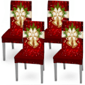 Miniatyrbillede 1 af 5: 4 stk. juleelastiske stoleben, velegnet til jul
