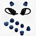 Miniatyrbillede 1 af 4: 4 par bløde silikone ørepropper for komfortabel udskiftning af ørepropper - Kompatible med Powerbeats Pro og andre modeller Blue