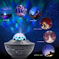 Miniatyrbilde 2 av 5: Fjernkontroll RGB laserstjerneprojektor innendørs led alien stjernelampeprojektor 16*11cm