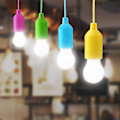 Miniatyrbillede 1 af 4: Lightess 4 stk. Træklys Lampe Træklampe Bærbar Led Lampe Farver  Camping Lampe Dekorativ
