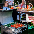 Miniatyrbilde 5 av 5: Grillspydsett i rustfritt stål, grillspyd med holder,