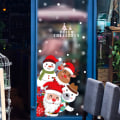 Miniatyrbild 1 av 5: Fönsterdekaler, julskyltfönster, dekal för juldekorationer,