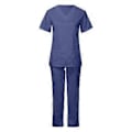 Miniatyrbild 4 av 5: Dam Scrubs Set Sjuksköterske Scrubs Bekväma Arbetskläder för Kvinnor Scrubs Topp och Byxor Vårduniformer Scrubs för SPA Operationssal (S) S