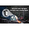 Miniatyrbilde 3 av 5: (4 sett) Solcellelamper utendørs klips bevegelsessensorlys 3 moduser 3