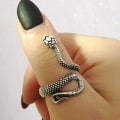 Miniatyrbillede 5 af 5: Slange Ring Til Kvinder Krybdyr Slange Ring Gave Til Slange Elsker Krybdyr Elsker Gaver (guld) Guld