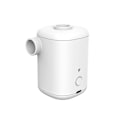 Miniatyrbilde 1 av 5: Elektrisk luftpumpe oppladbar for oppblåsbart batteri drevet bærbar USB oppblåsing og tømming oppblåser (hvit)