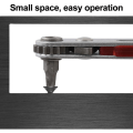 Miniatyrbillede 2 af 5: 1 stk. Mini Hexagon Torx Ratchet Nøgle To-vejs Kontrol til Enkelt/D
