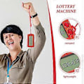 Miniatyrbillede 2 af 4: 2 stk. AI Picker Nummer Vælger Lotteri Vælger Lotterimaskine Bærbar Lotterimaskine til Fest Ai Algoritme Dobbelt Lotteri Vælger