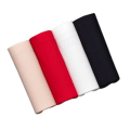 Miniatyrbilde 1 av 5: 4 stk. Is Silke Sømløs Dameundertøy Sexy Mid-waist Spandex Bomulls Briefs（M）