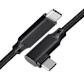 Miniatyrbilde 1 av 5: Vr Data-kabel Albue Type-c Data-kabel Usb3.1 Gen 2 Dobbel Hunn Video Projeksjonskabel 20 Vr Mobil Spillkabel 2M Svart
