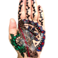 Miniatyrbillede 3 af 4: 3x 100% naturlige Mehndi-kegler (rødbrun), ingen blanding, halal vegansk, klinisk testet og certificeret - til midlertidig