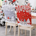 Miniatyrbild 4 av 5: Julstolsöverdrag, 2 st julstolsöverdrag tomtestolryggöverdrag juldekoration matstolsöverdrag julstolsöverdrag för jul