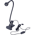 Miniatyrbillede 1 af 5: Clip-on skrivebordslampe LED-læselampe USB-svanesengelampe med Swi