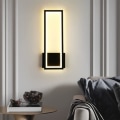 Miniatyrbillede 2 af 5: LED væglamper indendørs, sort moderne enkel rektangulær væglampe