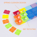 Pikkukuva 3 / 5: 3 kappaleen setti suuria Fidget Snake Cube Twist Puzzle Magic Snake Sensory