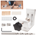 Miniatyrbillede 1 af 6: Pocket Hole Jig Kit All-in-One System 2 Drill Guide Joint Angle Tool