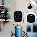 Miniatyrbild 3 av 5: Mikrofon Popfilter, 20 st Mikrofon Vindruta Skumskydd Mikrofon Skumskydd Karaoke Mikrofon Ljuddämpare Svart