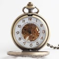Miniatyrbillede 3 af 5: Steampunk Retro Håndoptræk Mekanisk Lommeur med Romertal/Arabisk