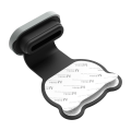 Miniatyrbilde 2 av 5: Svart legering sett med 3 silikon anti-støv plugger for USB C-port anti