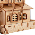 Miniatyrbillede 3 af 4: Træ hollandsk vindmølle 3d puslespil model kits samlet pædagogisk 3d puslespil udfordring gave til voksne