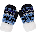 Miniatyrbilde 2 av 5: Vinter Skiglove Tykkede Strikkede Hansker og Fleeceforet Hansker
